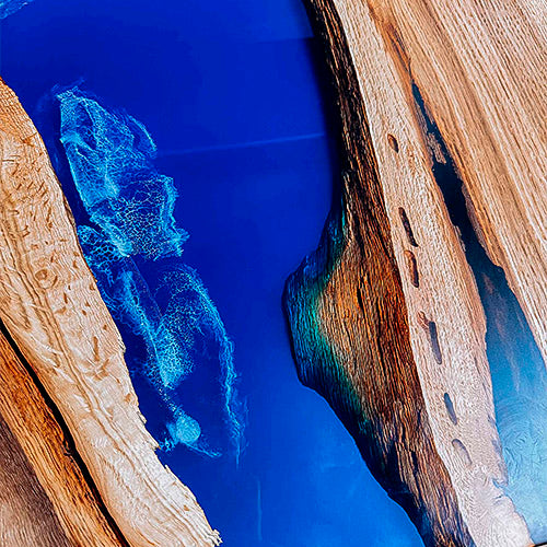 Blue with wave effect